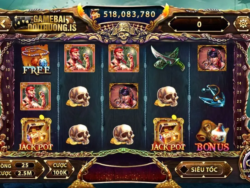 Nổ hũ Pirate King đưa bạn đi tìm kho báu kỳ bí